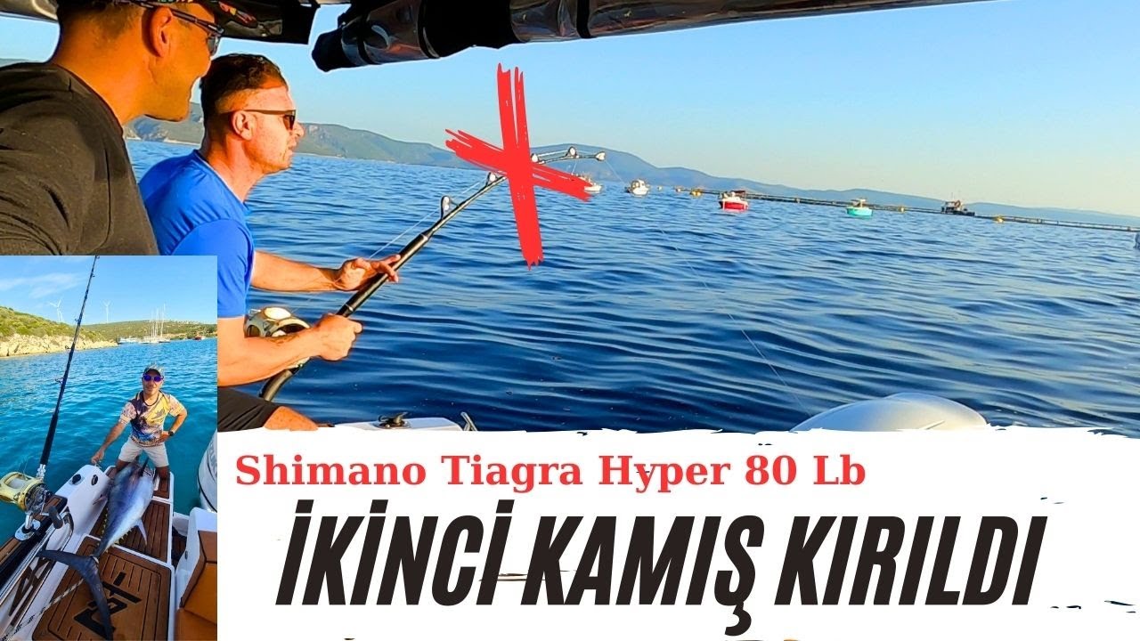 Shimano Tiagra Hyper 80 Lb Kırıldı! - Balık Avı - Orkinos Avı