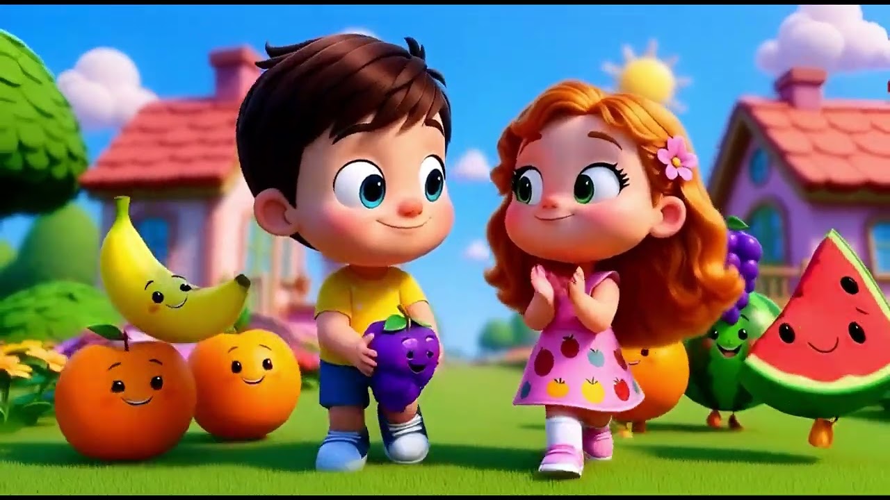 Fruit Song for Kids 🍓 | Yummy Yummy Fruit Time | Fun & Healthy Rhyme