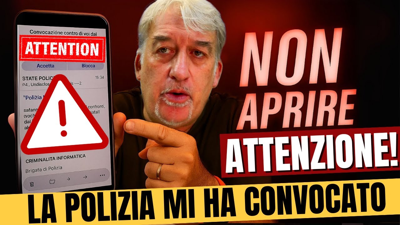 Mi è ARRIVATA 😰 una CONVOCAZIONE della POLIZIA online! QUESTA COSA è PERICOLOSA! 🫆👮🏻‍♀️ATTENZIONE!