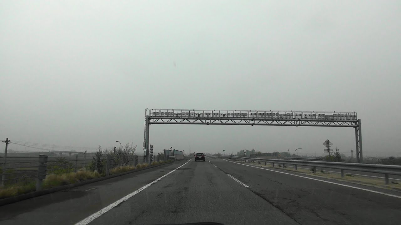 車載動画(HD 60fps) 東北中央自動車道 （米沢南陽道路） 米沢北IC~南陽高畠IC 2016 5/2