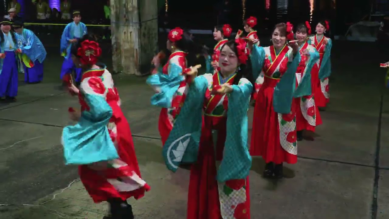 「ぬまづ熱風舞人」 よさこい東海道 沼津秋祭り 第一市場演舞場 2025 11 08（土）17：18～