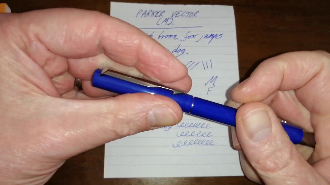 Parker Vector fountain pen review: Budget, brilliant, cheap, reliable fountain pen!