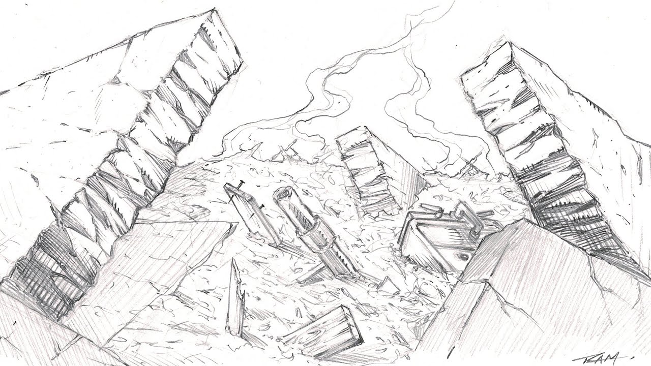 How to Draw Rubble and Debris for Comics