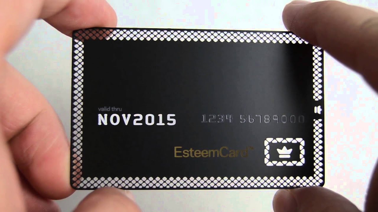 Black Metal Membership Cards