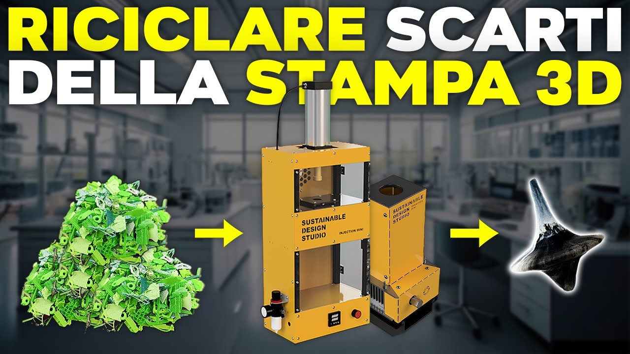 Come Riciclare gli Scarti della Stampa 3D
