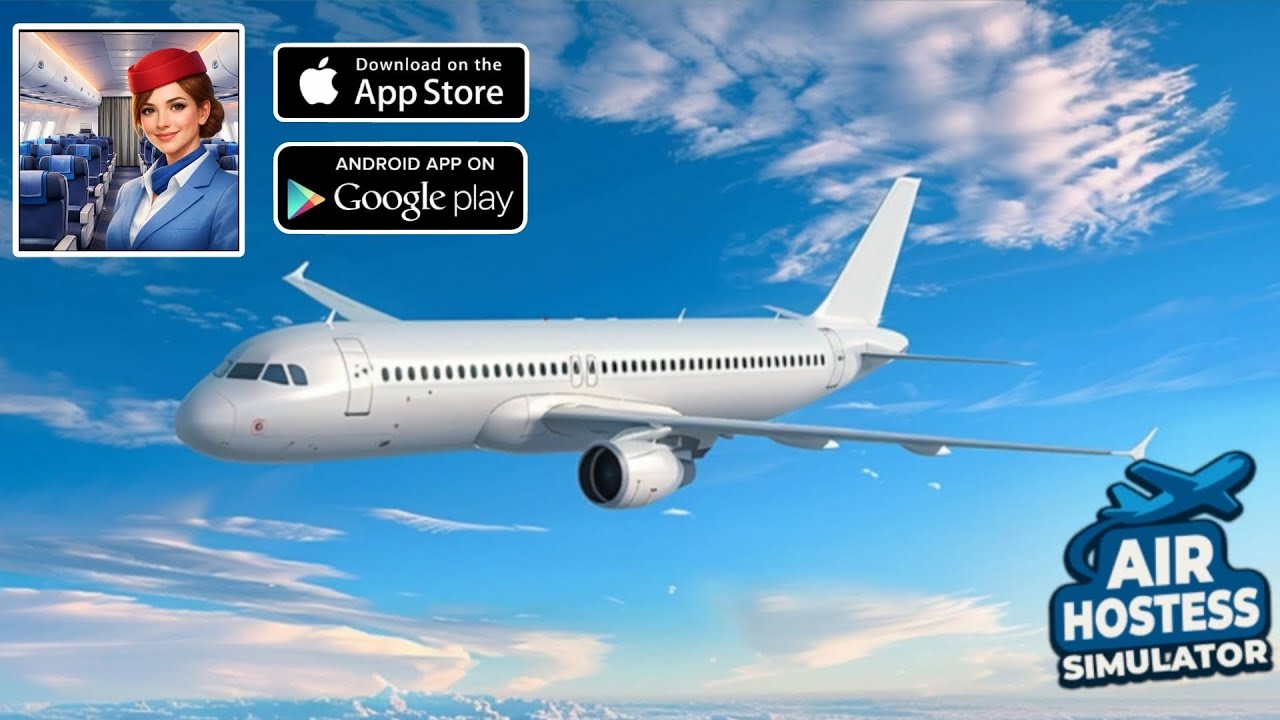 ✈️👩‍✈️ Air Hostess Simulation gameplay (Android & iOS) – Full
