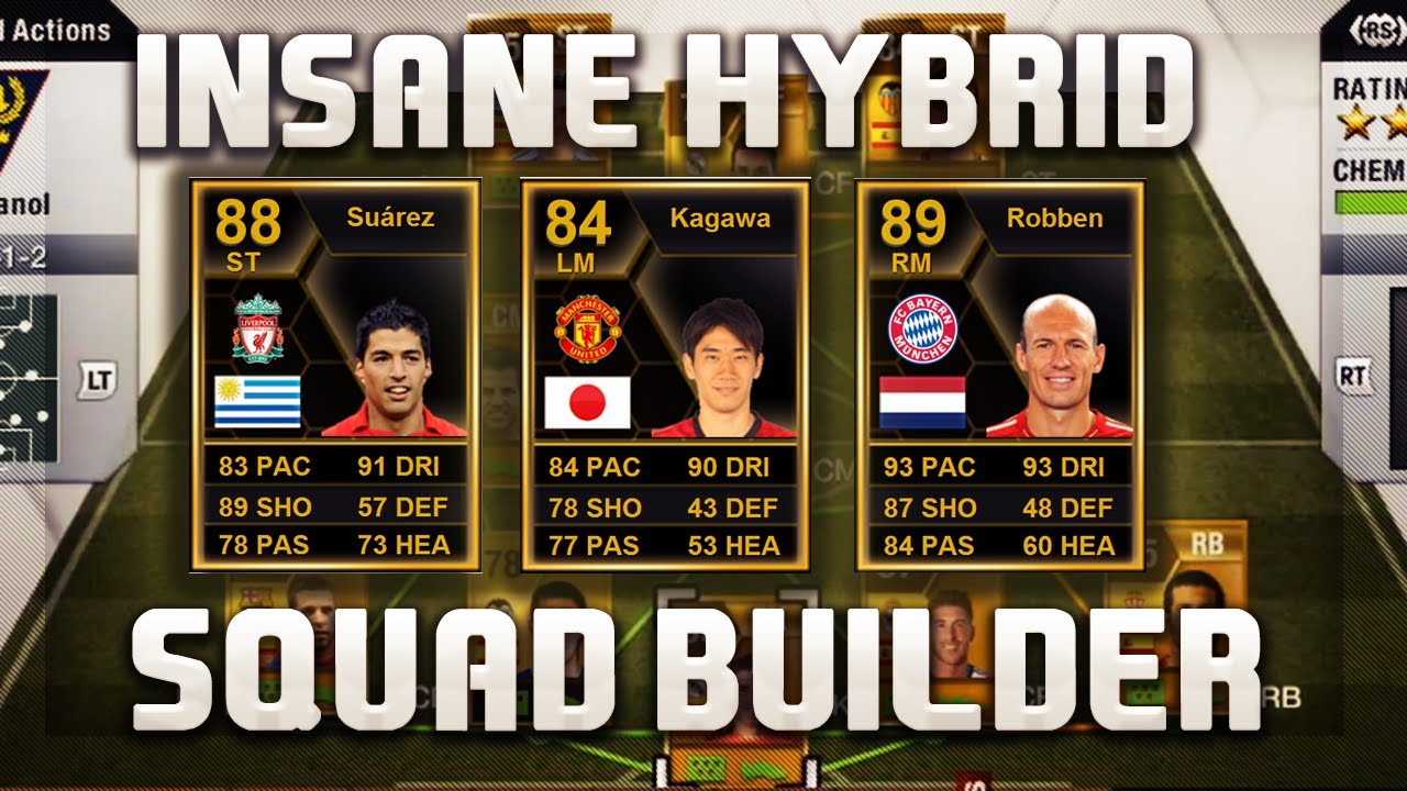 IF Robben, SIF Suarez! - Insane Hybrid Squad Builder - Fifa 13 Ultimate Team