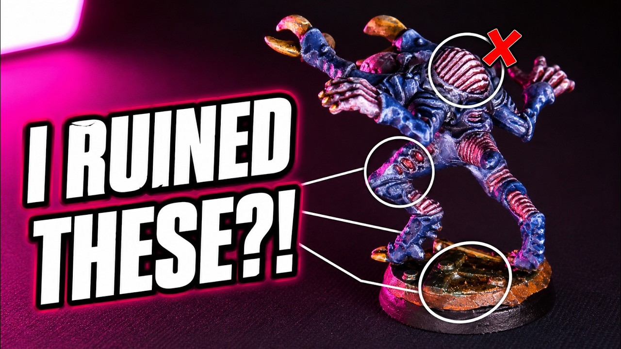 How NOT to paint your Genestealers for Space Crusade with Contrast