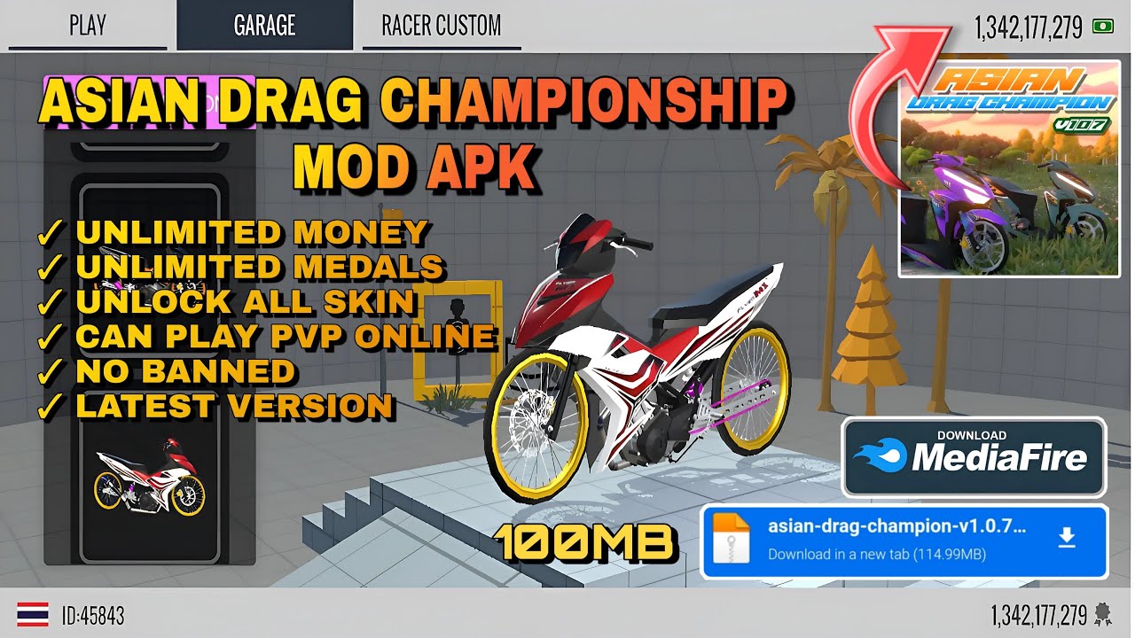 Asian Drag Champion MOD APK — как получить неограниченные деньги бесплатно