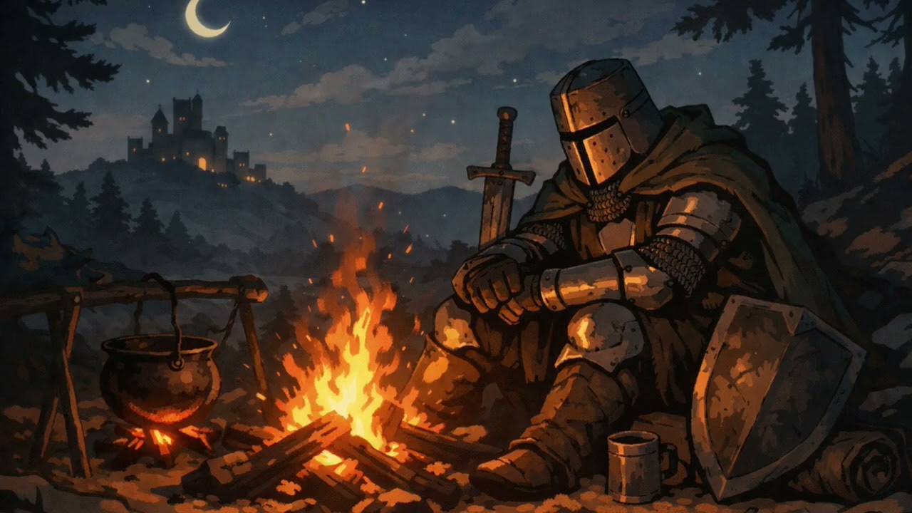 Relaxing Lofi Beats by the Fire