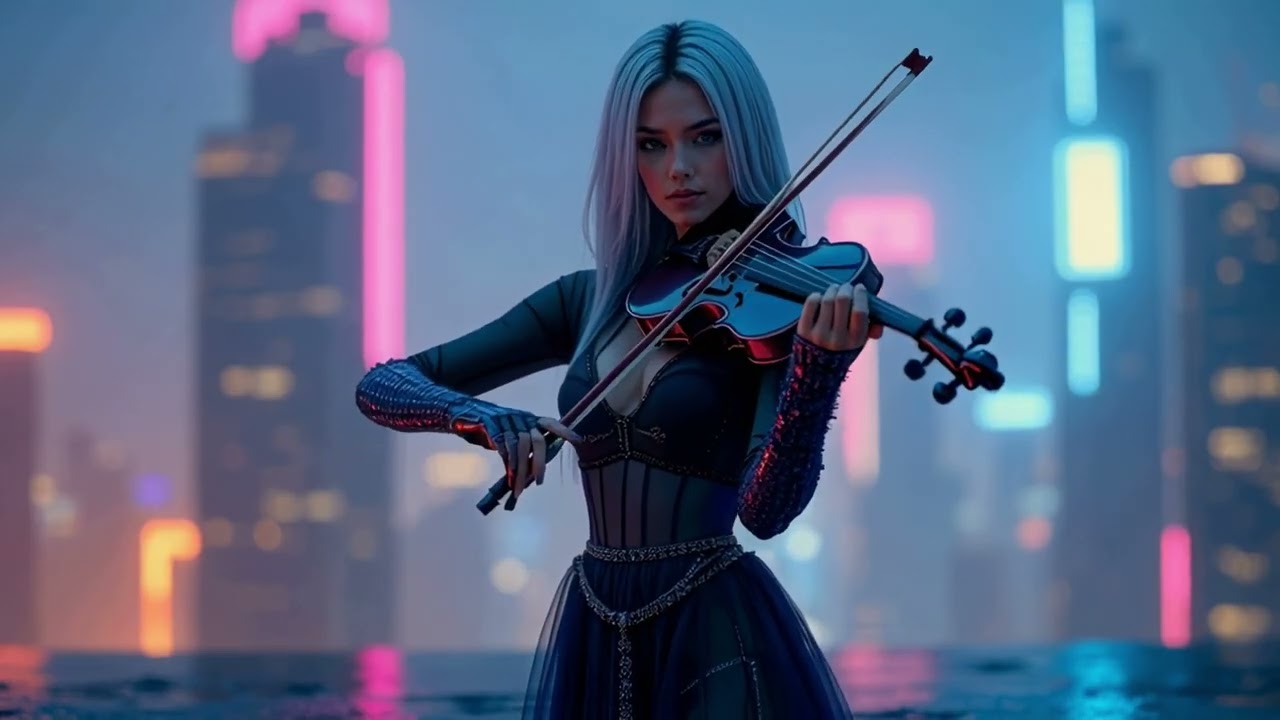 Neon Violin | Cyberpunk Night City Soundscape