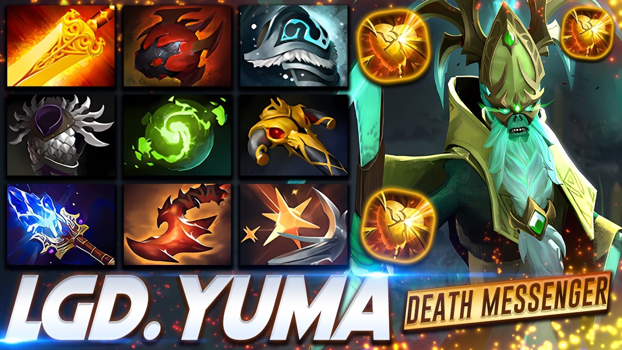LGD.Yuma Necrophos 22 KILLS - DEATH MESSENGER - Dota 2 Pro Gameplay [Watch & Learn]