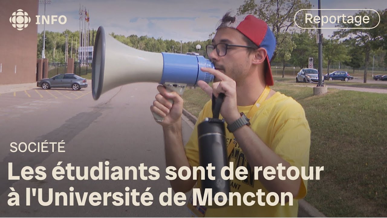 La vie étudiante reprend à l'Université de Moncton