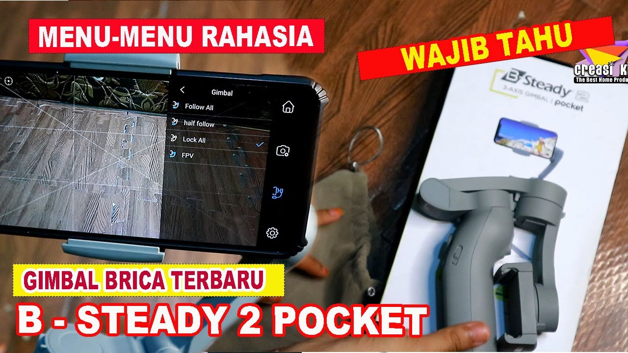 Wajib Tahu Sebelum Beli | Fitur Rahasia Gimbal Brica B Steady 2 Pocket