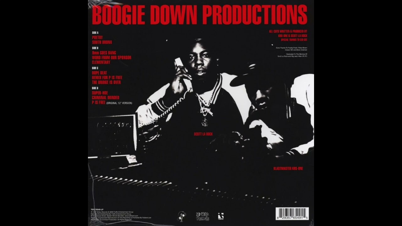 Boogie Down Productions  - The Bridge is Over (speed up versione)