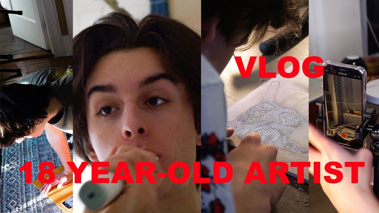A day in the life of an 18 year old ARTIST (me!)