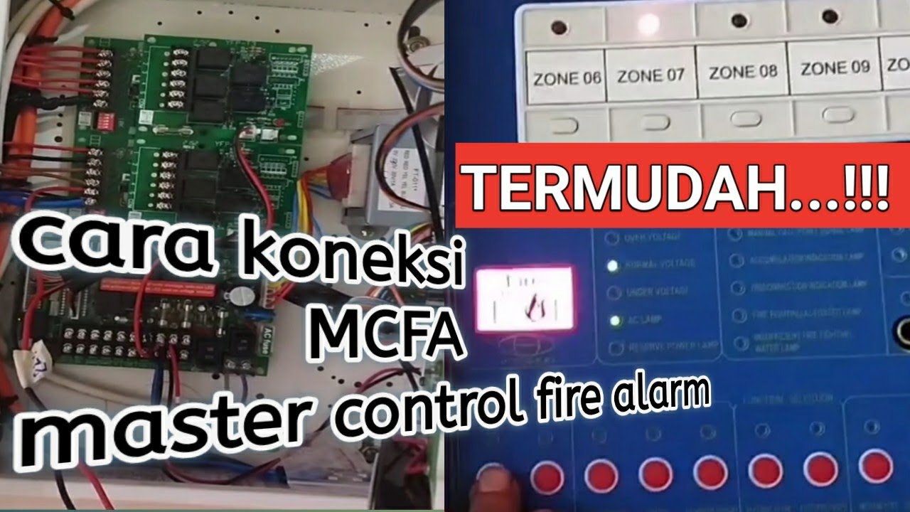 mcfa master control fire alarm sistem konvensional