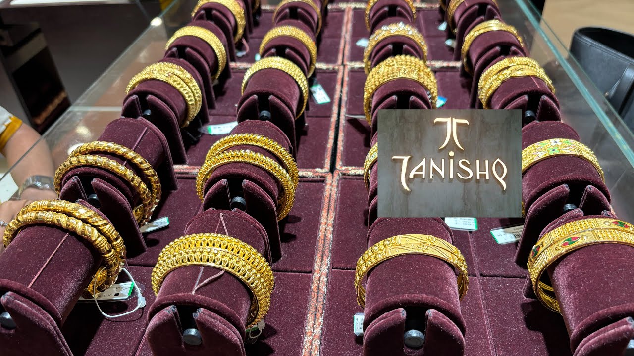 Дизайн золотых браслетов Tanishq: цена, вес #tanishq #trending #goldbangles