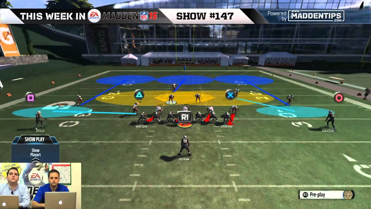 Madden 15 Tips - How To Stop Up The Middle Runs Like 01 Trap