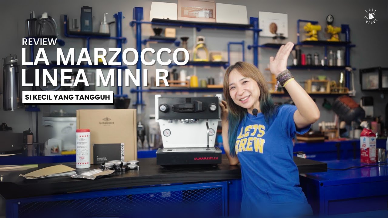 Review Mesin Kopi Espresso La Marzocco Linea Mini R dan Cara mudah biar bisa sedot galon!Emang bisa?