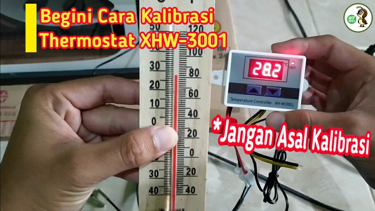Cara Kalibrasi Thermostat XHW-3001 Untuk Menetaskan Telur | jangan Asal Kalibrasi Nanti Fatal