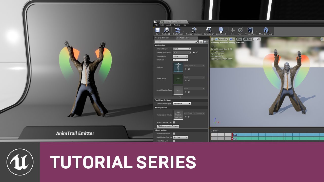 Intro to Cascade: Creating an AnimTrail Emitter | 09 | v4.2 Tutorial Series | Unreal Engine