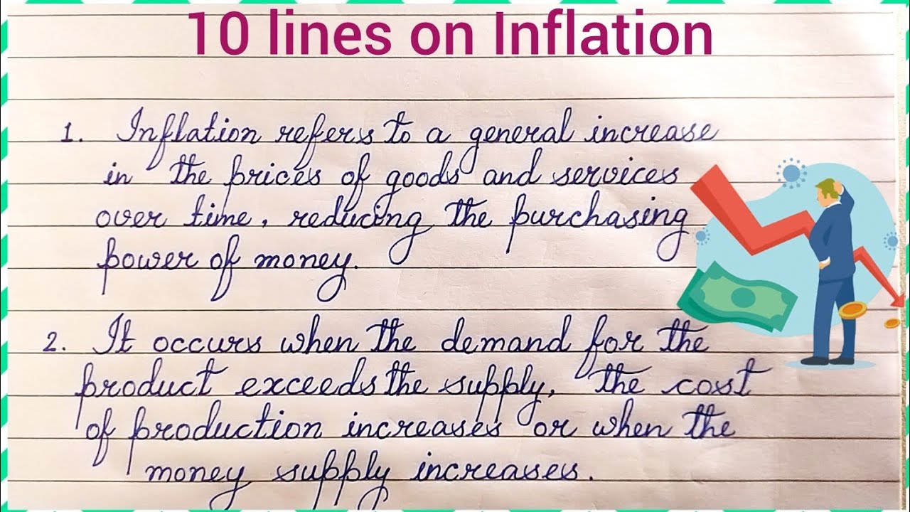 10 lines on inflation | inflation 10 lines in english