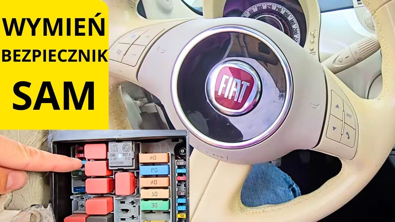 Jak Wymienić Bezpiecznik Zapalniczki Fiat 500, Bezpiecznik Od Gniazda Ładowania FT534