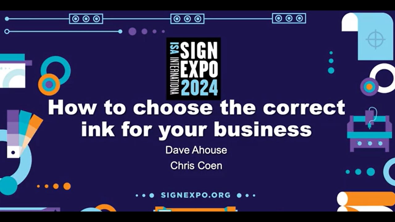 How to Choose the Correct Ink for Your Business with Grimco Experts | ISA 2024