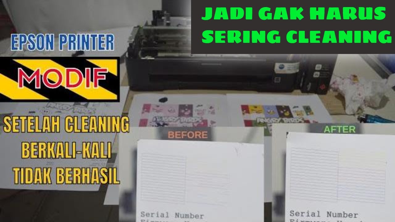 Modifikasi Printer Epson Tinta Sublim Anti Buntu