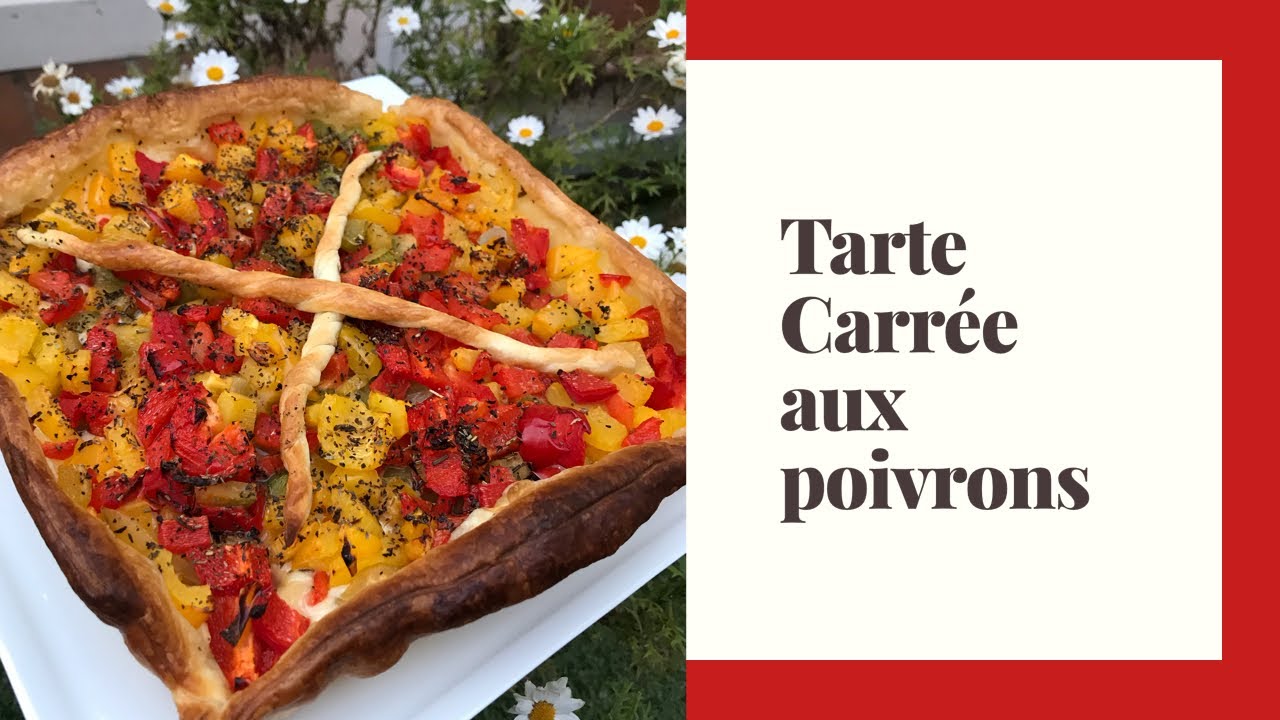 TARTE AUX POIVRONS : l'atelier culinaire Guy Demarle