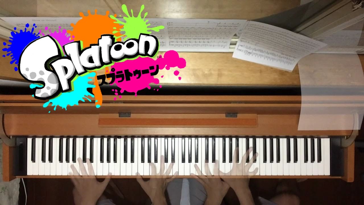 【1人連弾で弾いてみた】スプラトゥーンBGM 