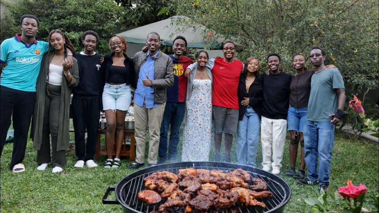 WE HAD A BARBECUE!!!!