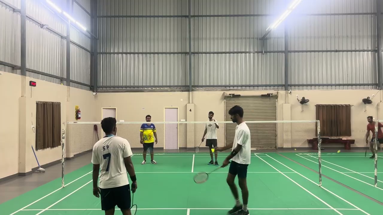 Badminton [Full Match] Sp Karthi vs Dhana Venkat