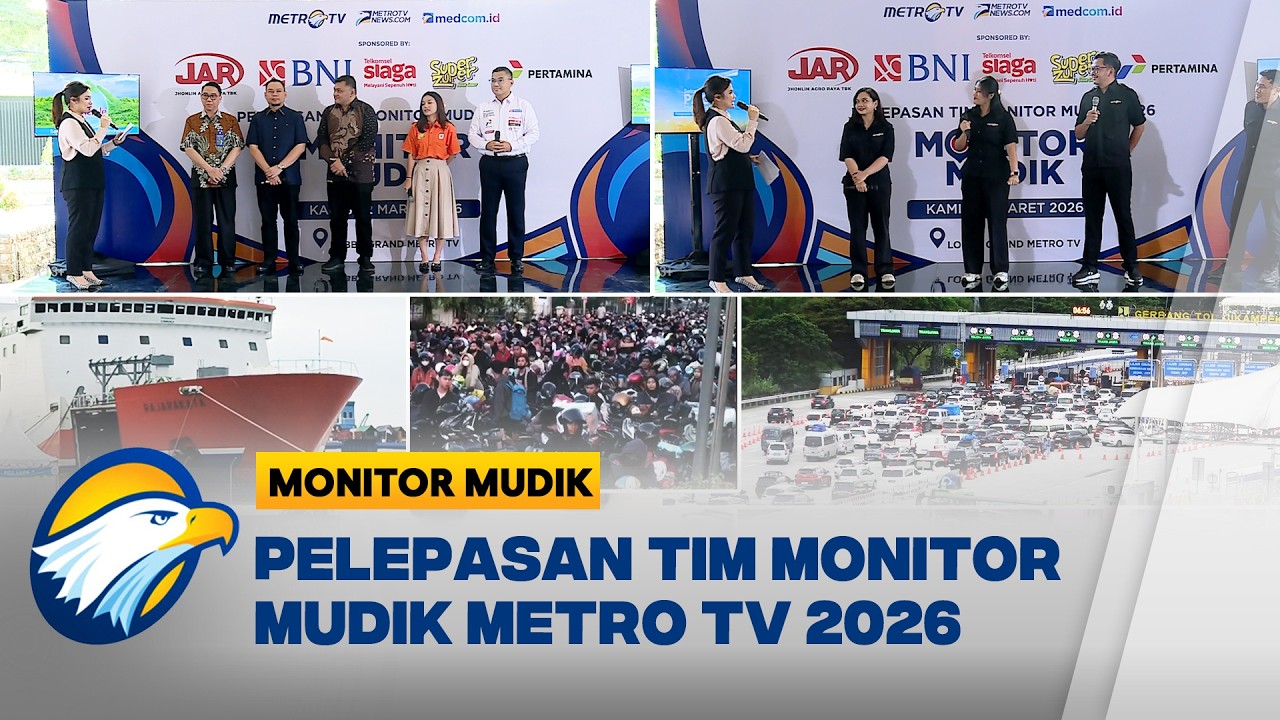 Monitor Mudik - Tim Monitor Mudik Metro TV Siap Pastikan Mudik Lebaran Lancar dan Aman!