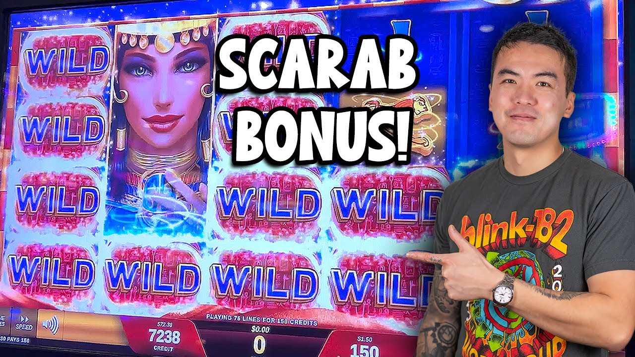 BRILLIANT WIN On This Scarab Slot Machine