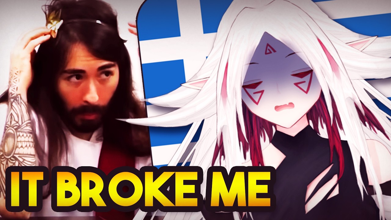 Greek Vtuber reacts to Moist Critical's Greek Food Tierlist