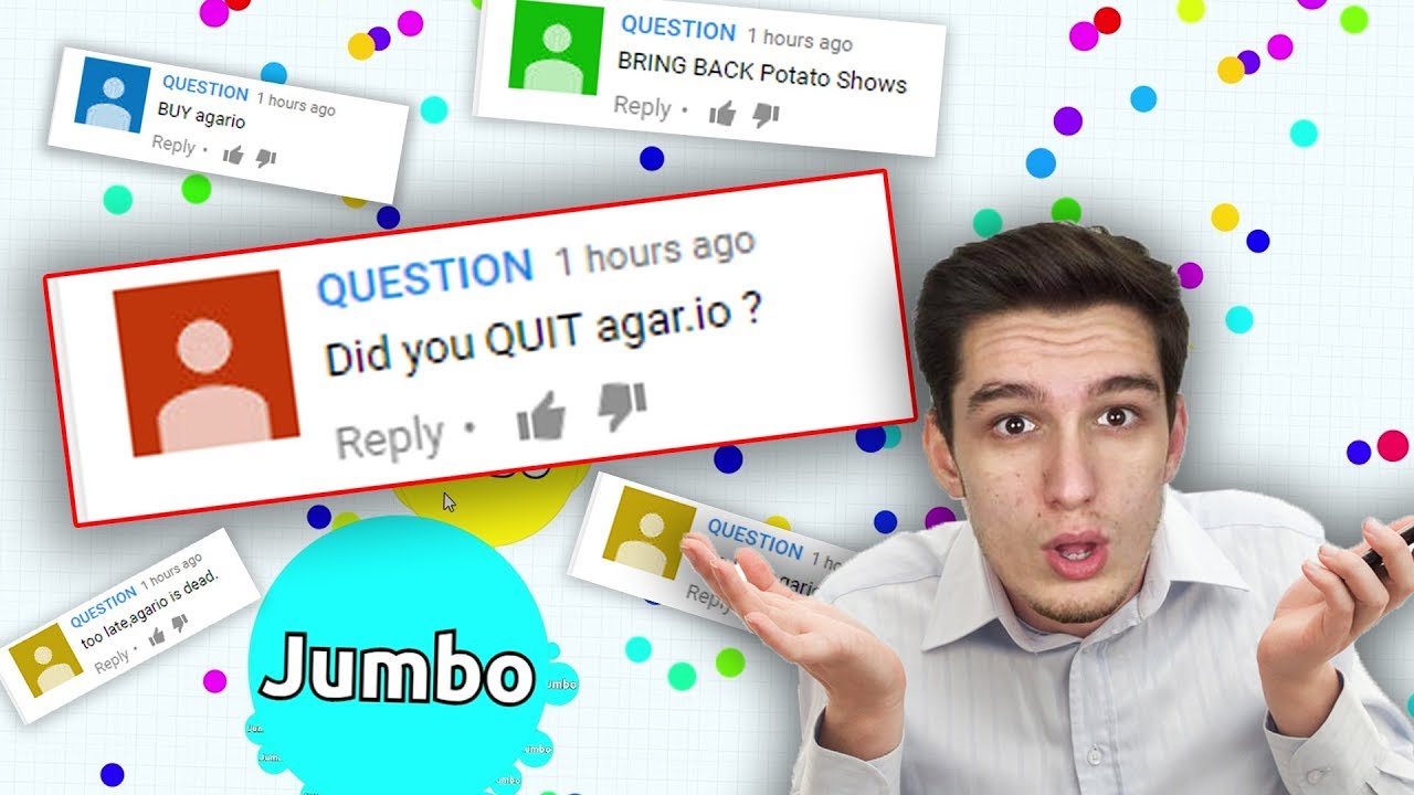 READING COMMENTS on ''Why Agar.io is Dead'' !!