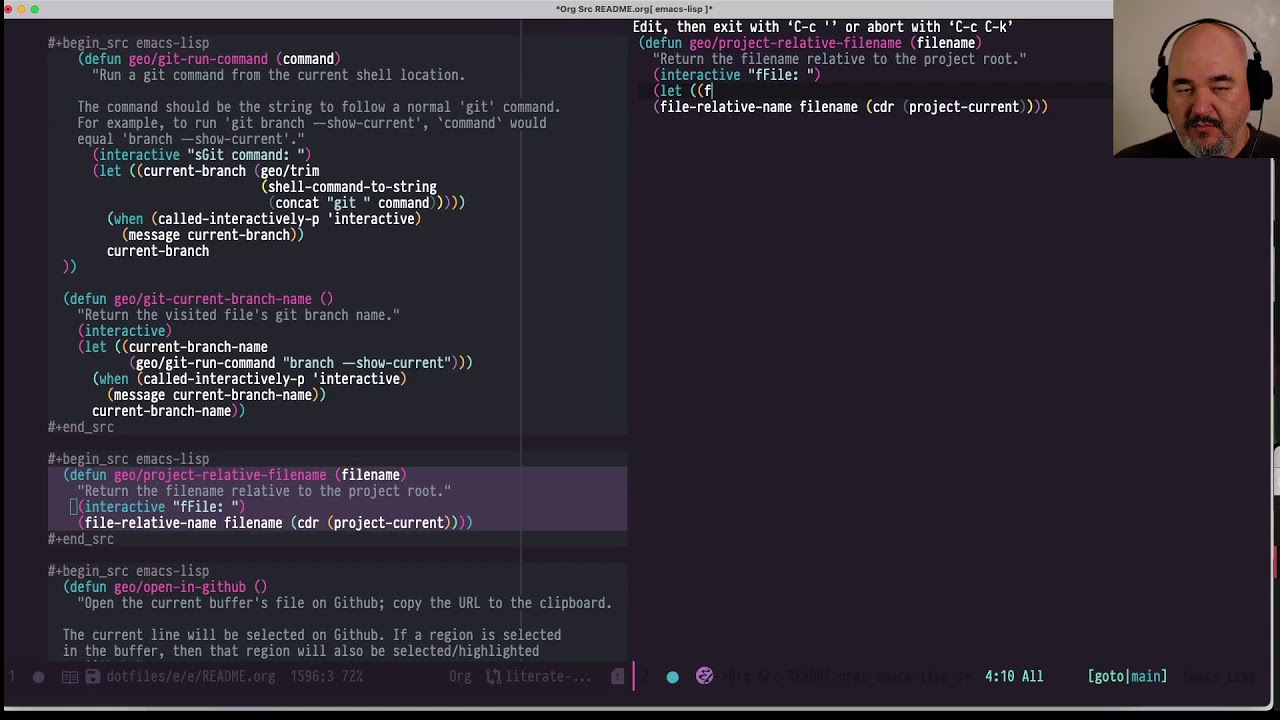 Let's refactor some Emacs Lisp