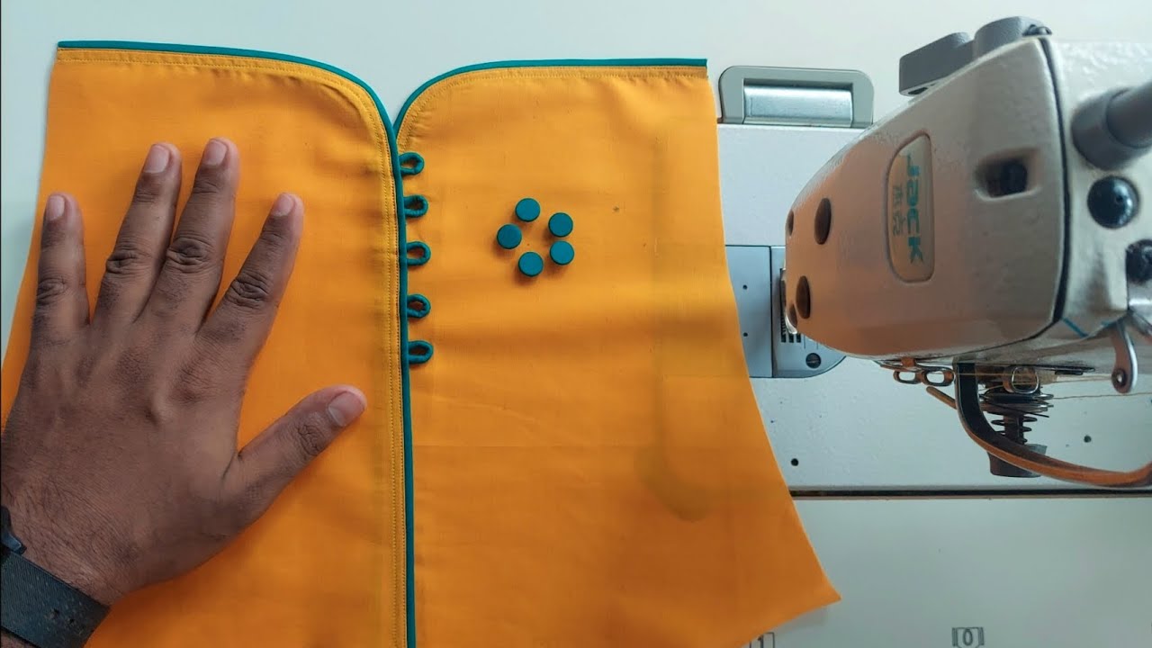 Beautiful Piping Sleeves Design Cutting And Stiching