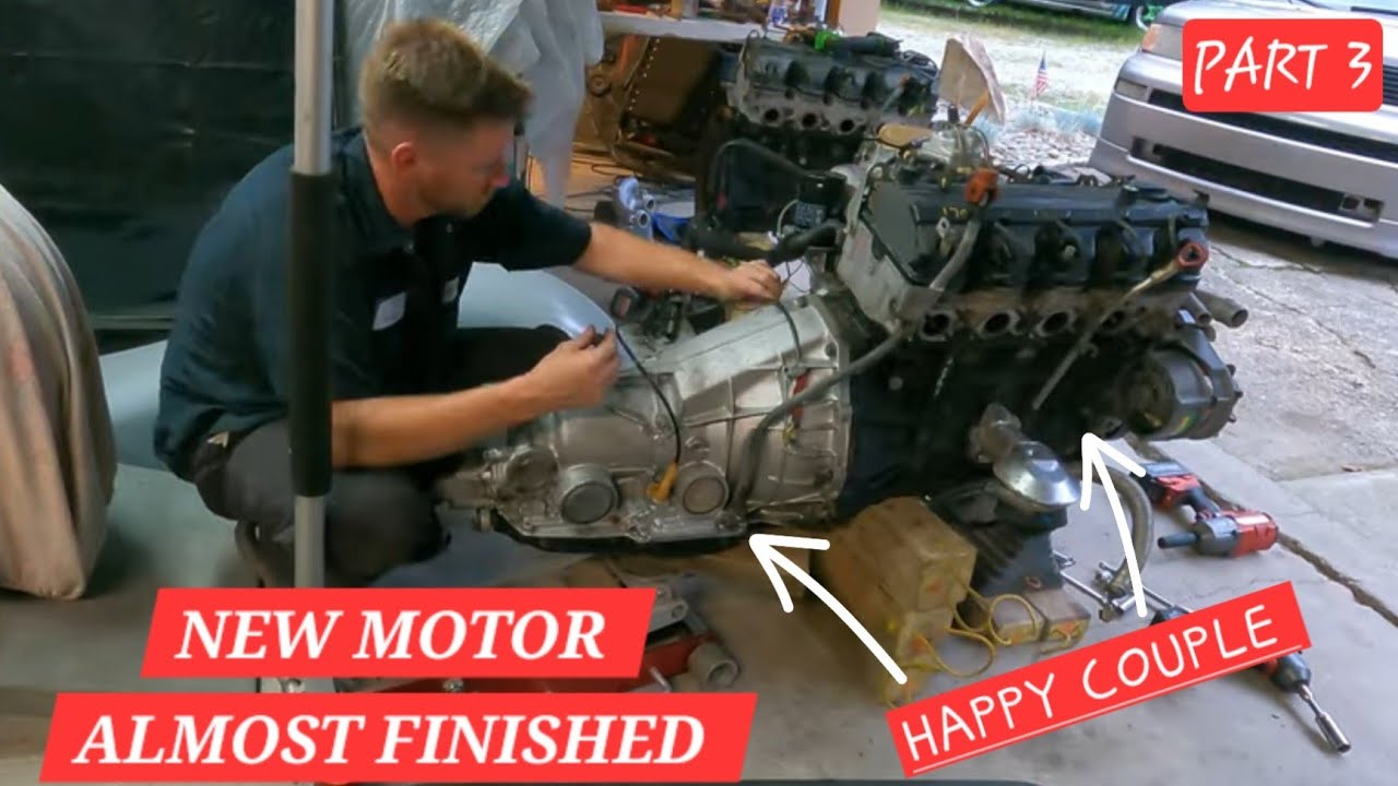 Motor swap on my W124 Mercedes Wagon (part 3: complete parts changing)