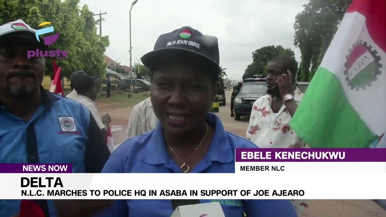 Delta: Nlc Marches To Police Hq In Asaba In Support Of Joe Ajearo