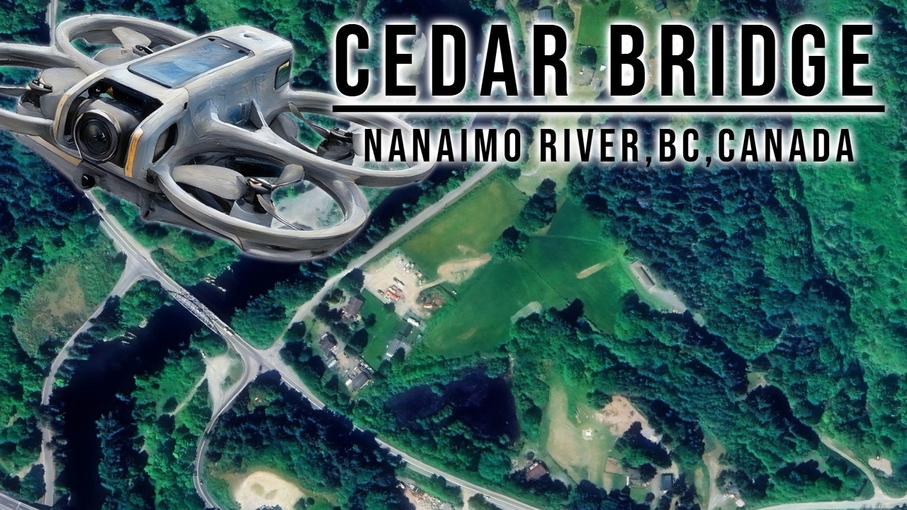 Flying Over Cedar Bridge | Nanaimo River, BC