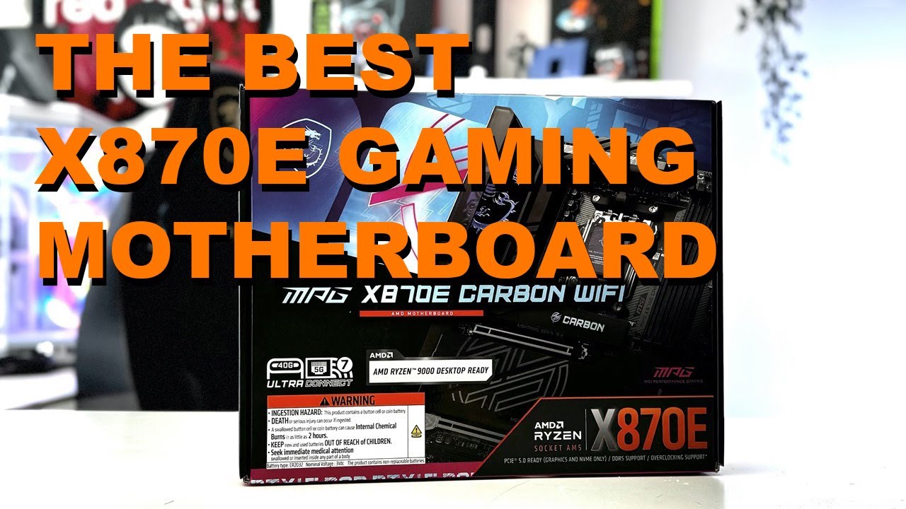 The Best X870E Gaming Motherboard - MSI MPG X870E Carbon WiFi