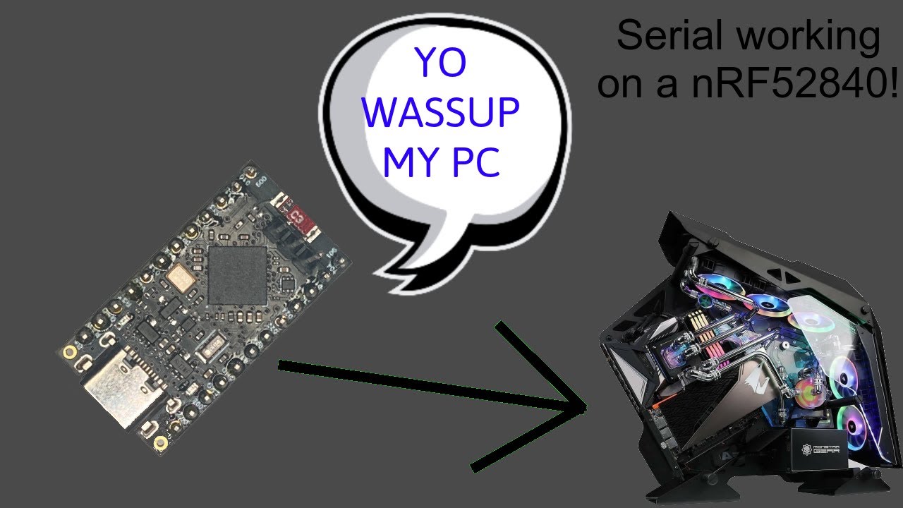 Serial working on a nRF52840!