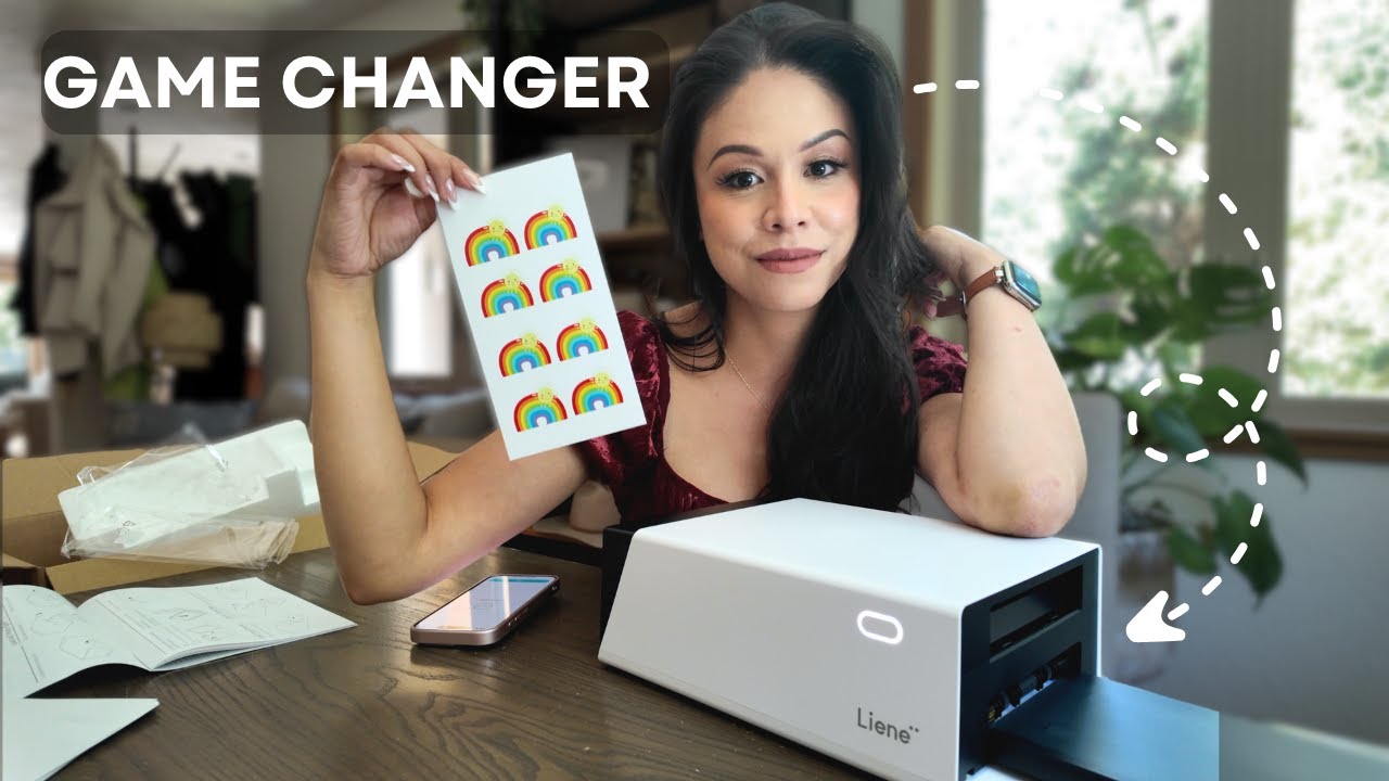 How I Print and Cut Stickers from Home! Unboxing and Review of the new Liene PixCut S1
