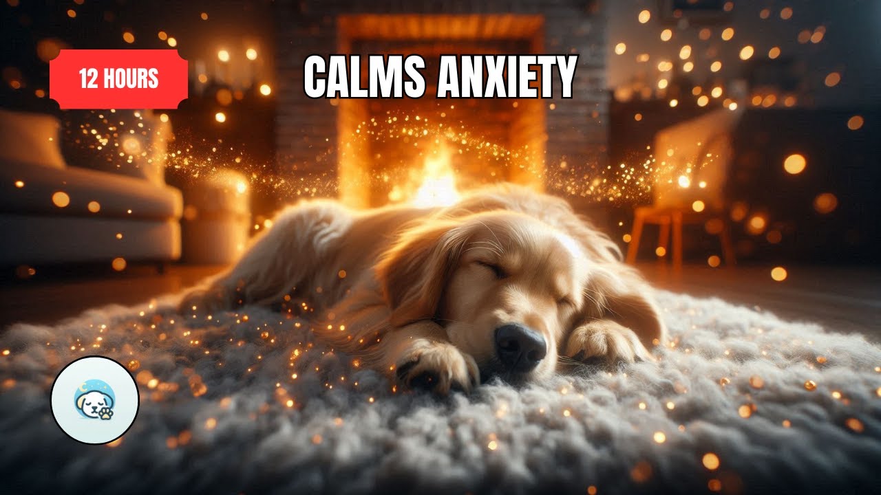 Calming Music for Dogs to Sleep 💤 12 Hours Deep Sleep & Anxiety Cure (No Ads)