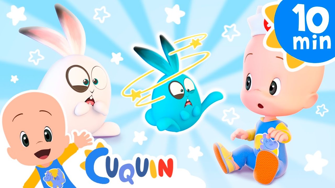 Cuquín y los cinco conejitos | Cánticos Para Niños | Cleo & Cuquín