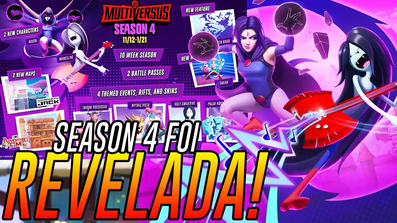 MARCELINE E RAVENA CONFIRMADA! SKINS, NOVO MODO E MUITO MAIS! - MULTIVERSUS