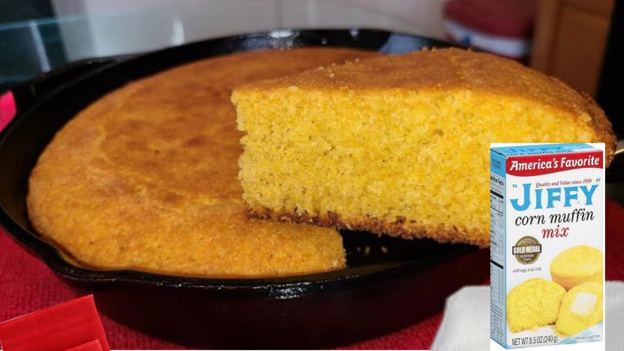The Best Jiffy Cornbread Hack!! //How To Make Best  Cornbread Using #Jiffy Mix (corn bread recipe )